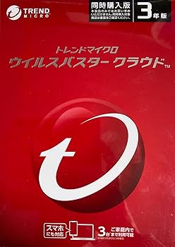 Amazon.co.jp: ウイルスバスター クラウド 同時購入版 3年版 : PCソフト