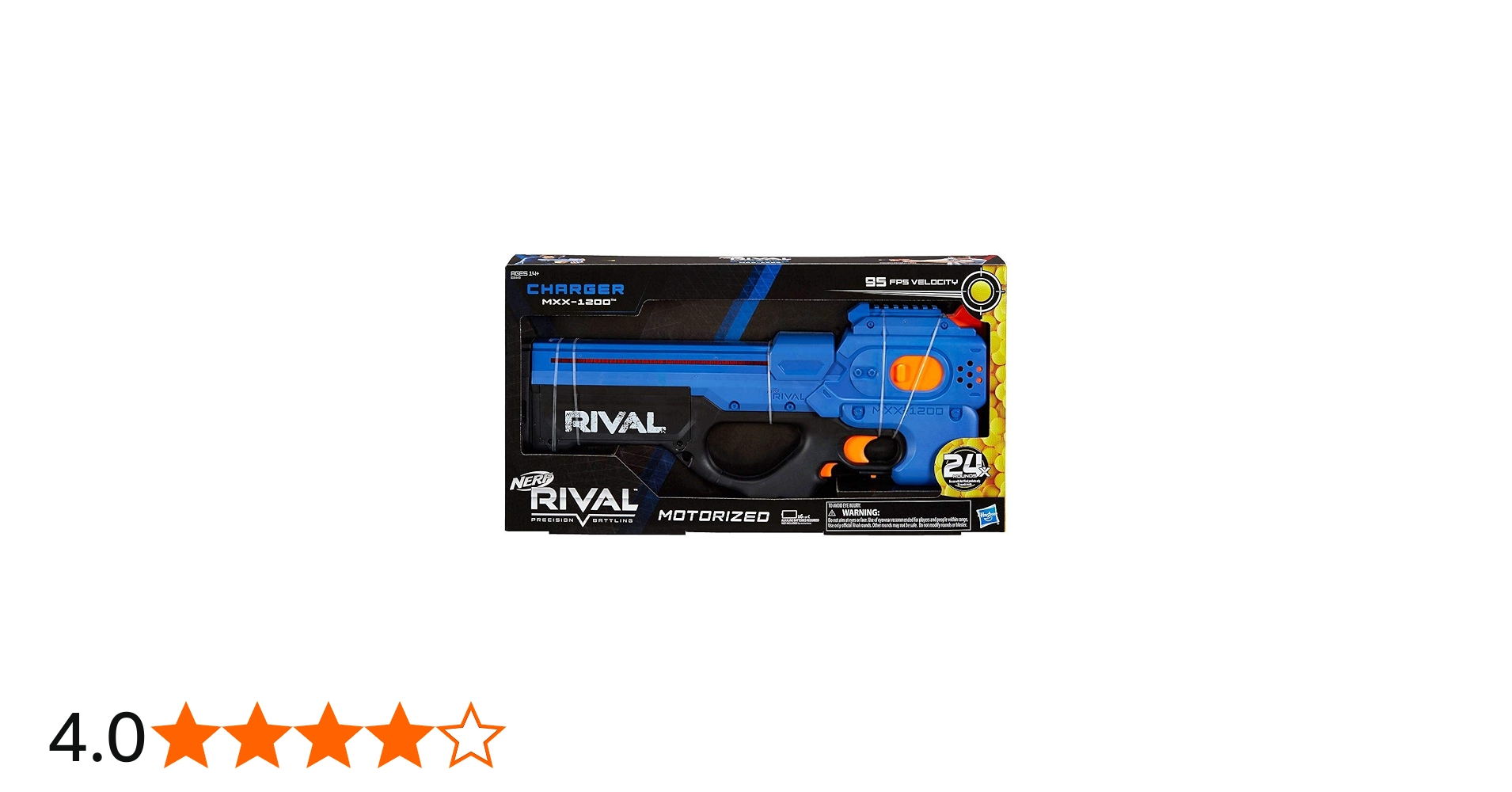 Amazon.co.jp: Nerf Rival Charger MXX 1200 Blaster ナーフ ライバル