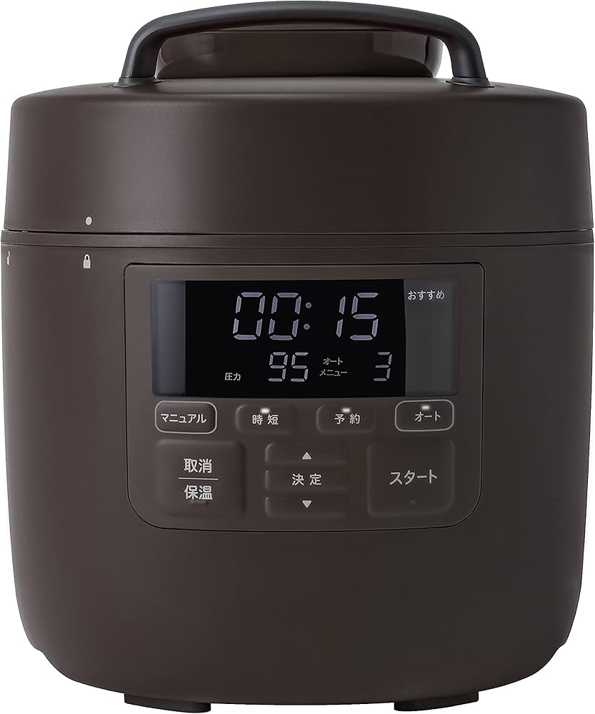 Amazon | シロカ 自動減圧機能付き電気圧力鍋 おうちシェフ PRO