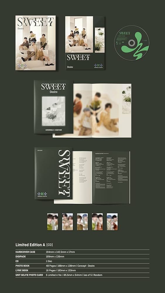 TOMORROW X TOGETHER - SWEET[Limited Edition A] [CD+Photobook