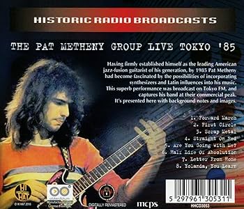The Pat Metheny Group - Live Tokyo '85 - Amazon.com Music