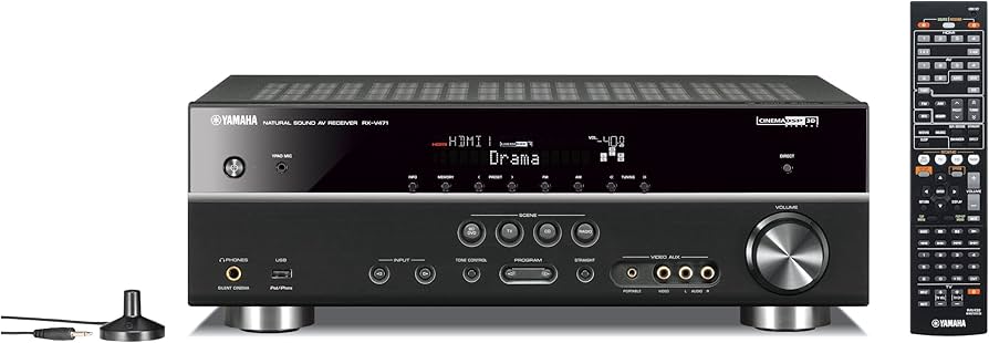 Amazon.co.jp: YAMAHA AVレシーバー RX-V471(B) ブラック RX-V471B