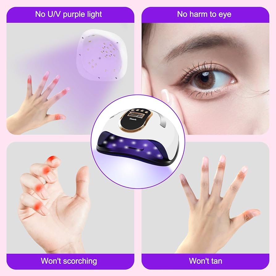 Amazon.com: Nail Lamp, Nail Dryer 168W LED Nail Lamp for All Gel