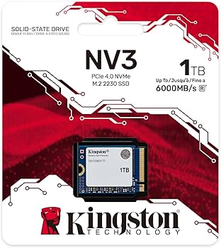 Amazon.com: Kingston NV3 1TB M.2 2230 NVMe SSD | Up to 6000MB/s