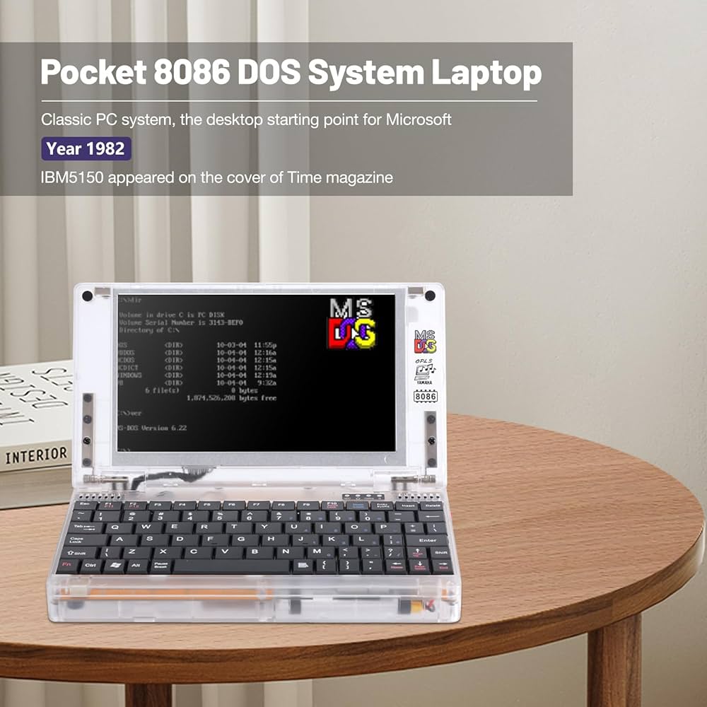 パソコン Amazon.co.jp: Retro Pocket 386 CPU XT PC ノートパソコン