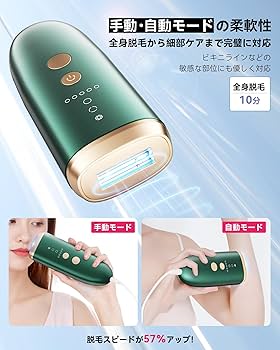 Amazon | YUNDOO 脱毛器 レディース メンズ サロン級冷感無痛 【2025