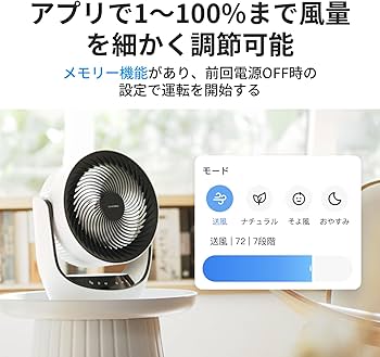 Amazon.co.jp: SwitchBot Circulator, Silent, Oscillating