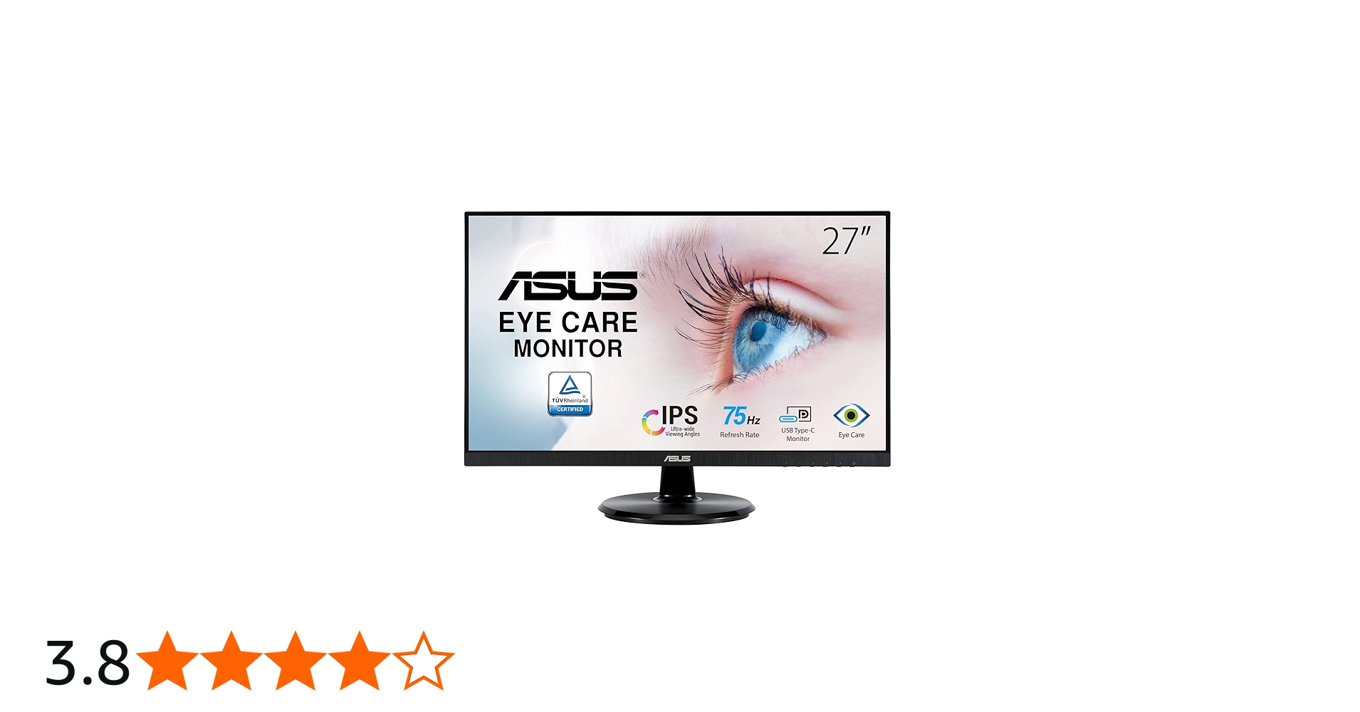 Amazon.co.jp: ASUS モニター Eye Care VA27DCP 27インチ / フルHD