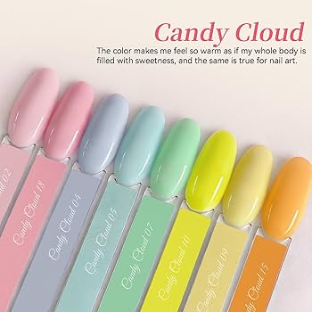 Amazon | BORN PRETTY ピンク、イエロー、蛍光色のキャンディカラー