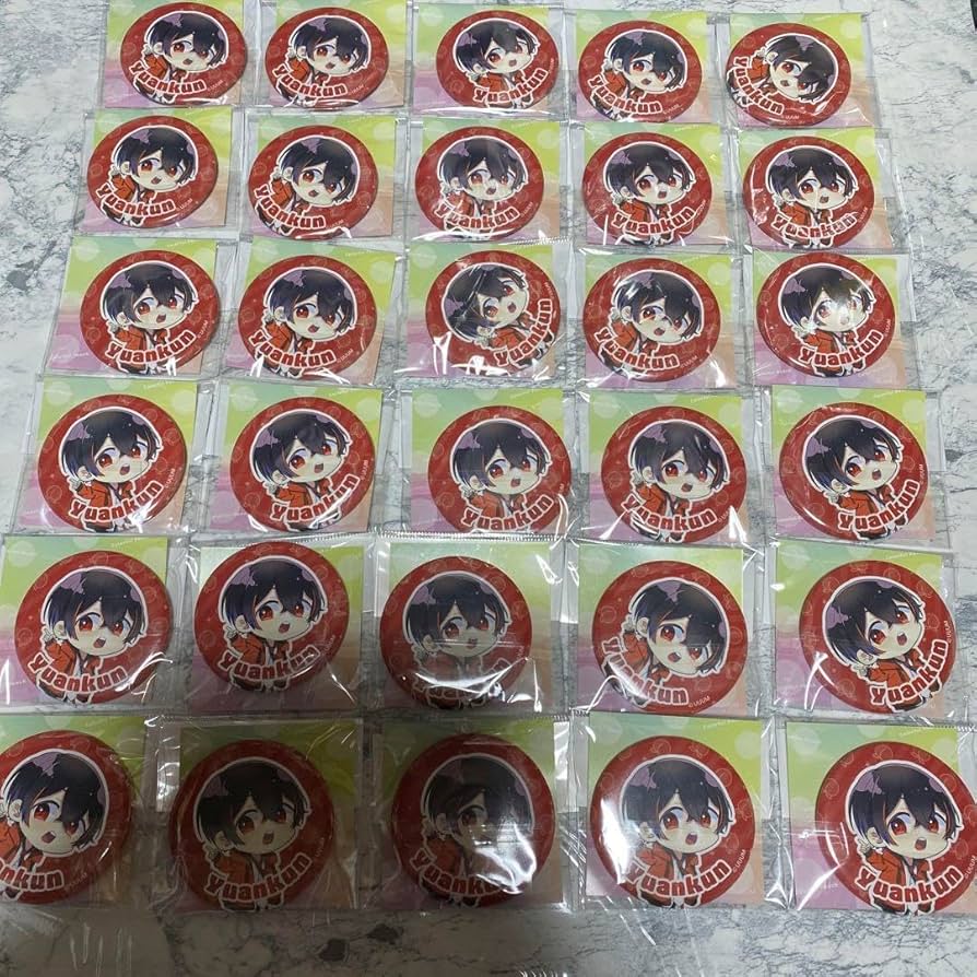 Amazon.co.jp: カラフルピーチ 缶バッジ ゆあんくん からぴち 2023年