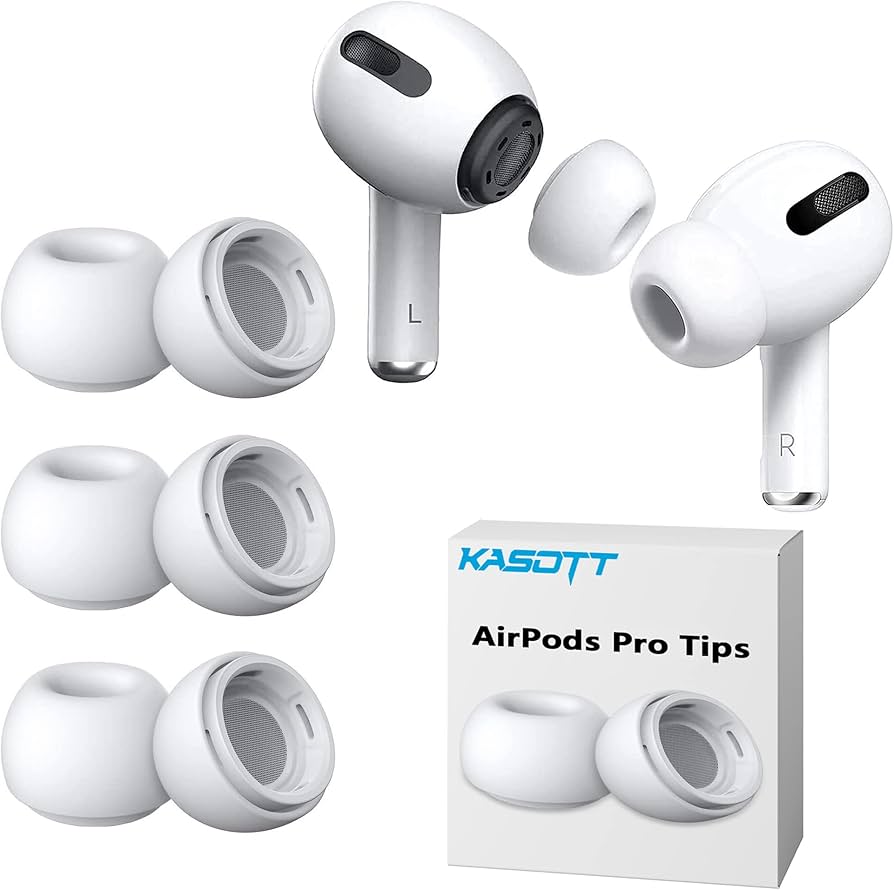 Amazon | KASOTT AirPods Pro イヤーピース シリコンイヤーチップ 遮音