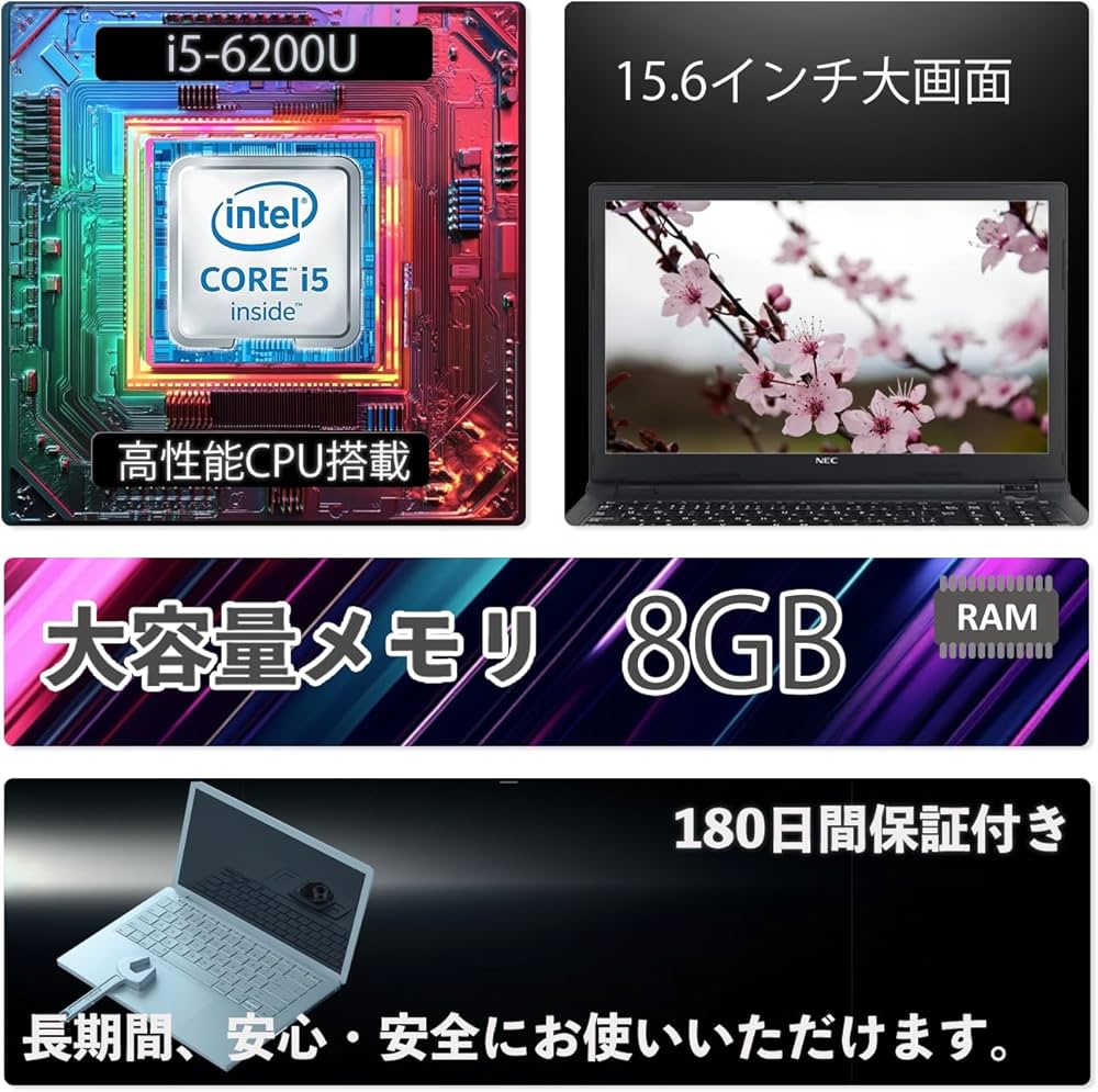 Amazon.co.jp: ノートパソコン NEC VersaPro VK23 インテル Core i5