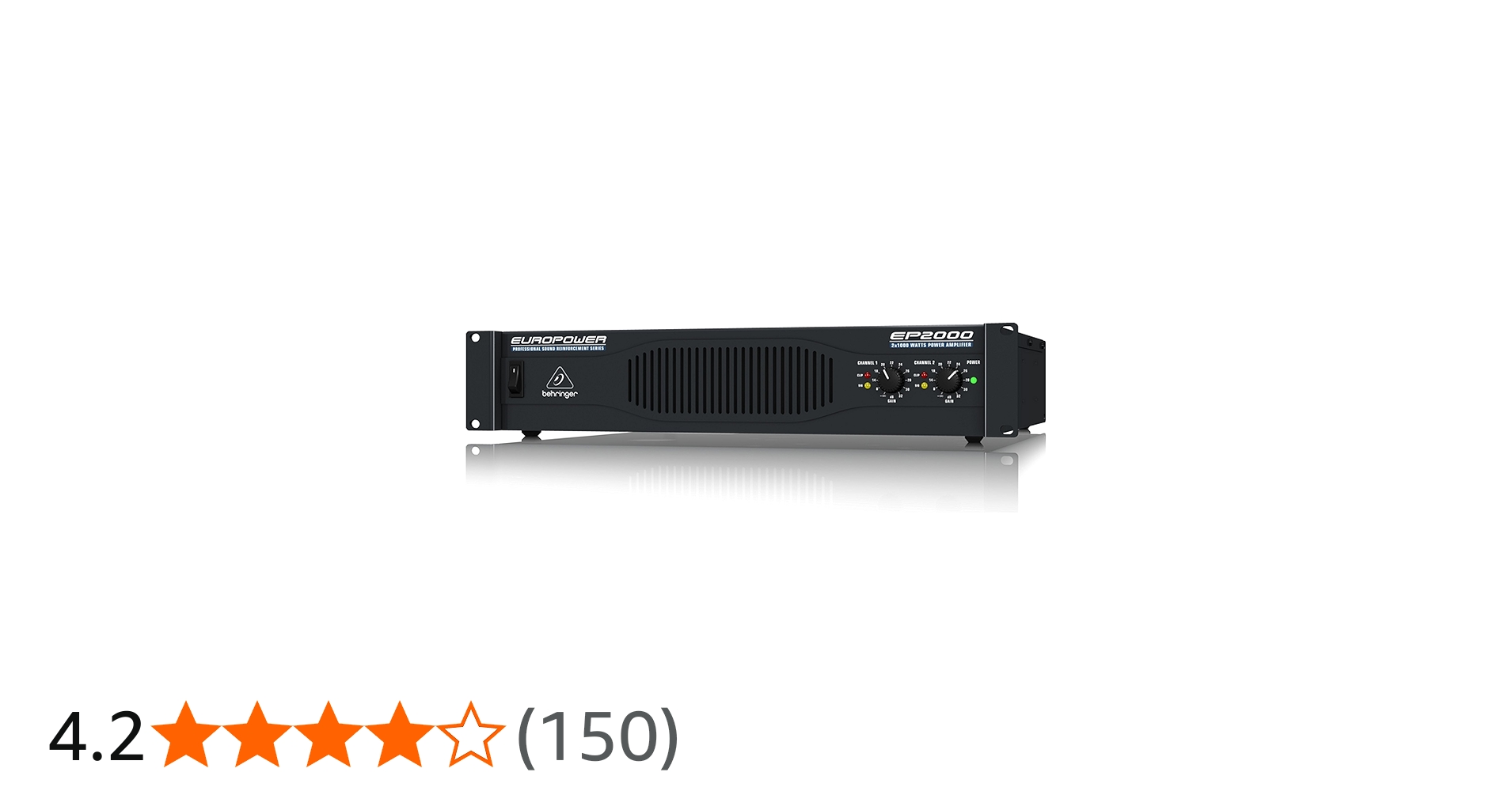 Amazon | BEHRINGER ベリンガー ステレオパワーアンプ EP2000
