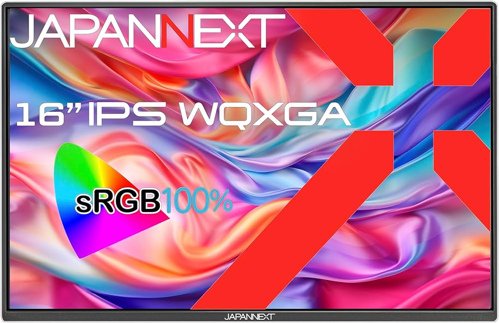 Amazon.co.jp: JAPANNEXT 16インチ モバイルモニター IPS パネル WQXGA
