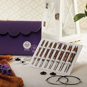 Amazon.co.jp: ニットプロ 付け替え式 輪針 シンフォニーウッド New