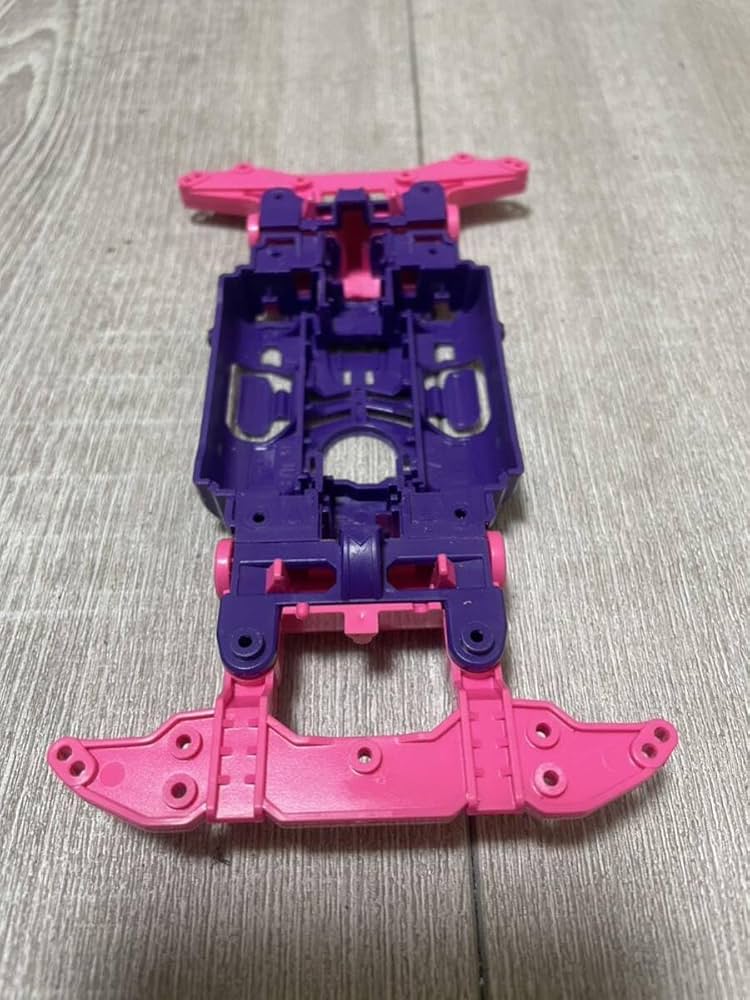 Amazon | ミニ四駆 MSシャーシ MSフレキ ピンクパープル 通販
