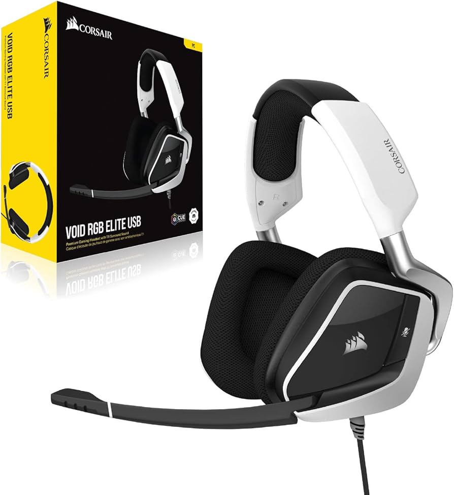 Amazon.co.jp: Corsair コルセア VOID RGB ELITE USB White ゲーミング