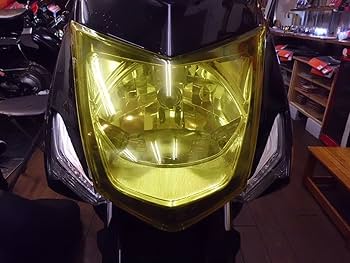 Amazon | シグナスX MOS ヘッドライトレンズカバー(イエロー) ukm-013