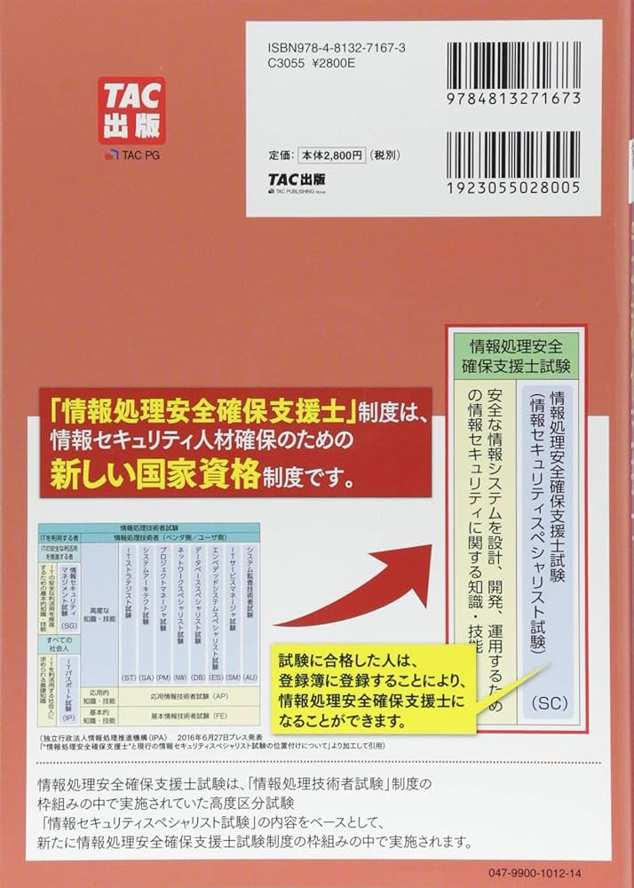 情報処理安全確保支援士 合格テキスト 2018年度 (情報処理安全確保支援