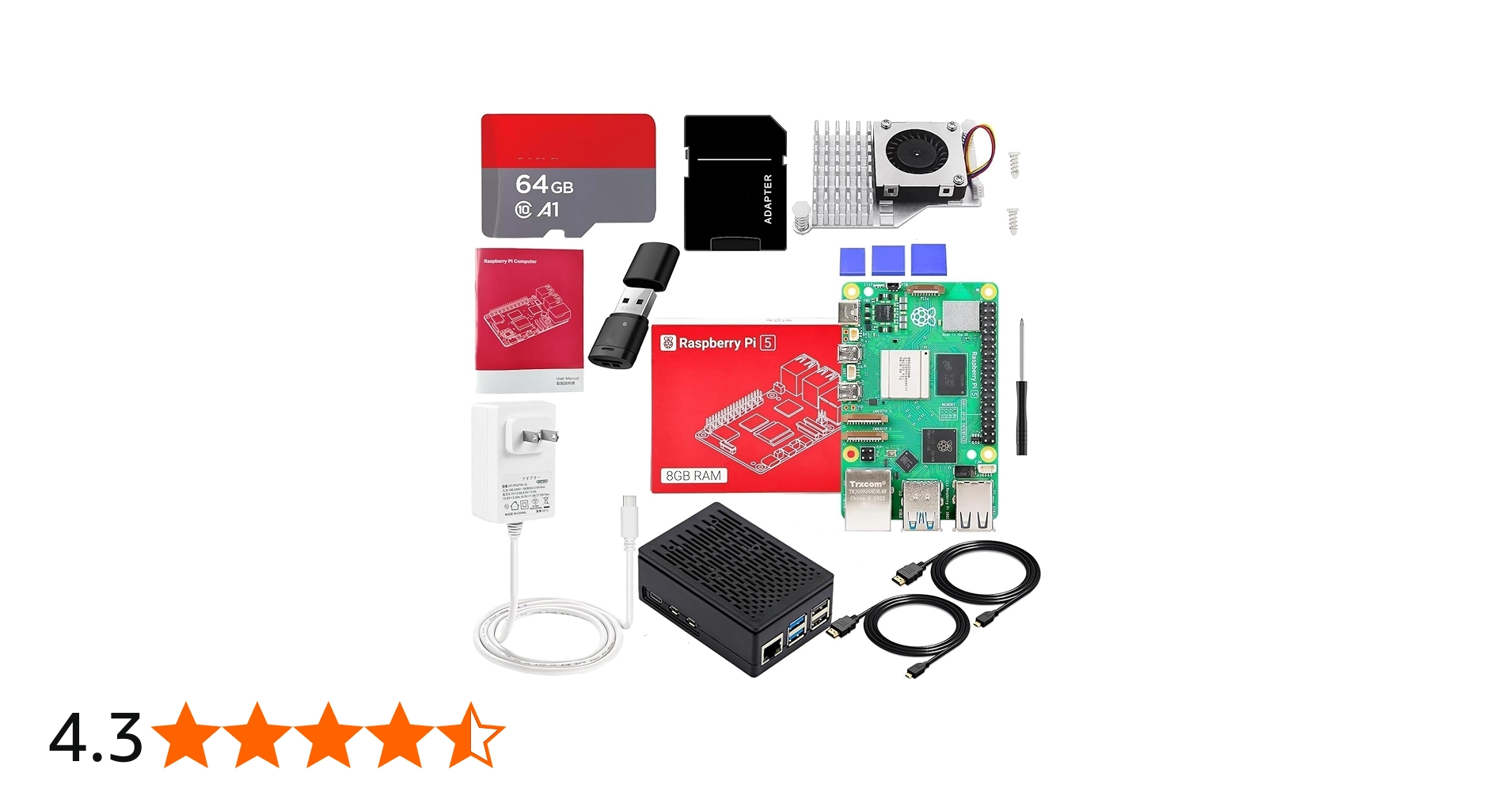 Amazon.co.jp: Vesiri Raspberry Pi 5 Starter Kit 技適済み raspberry