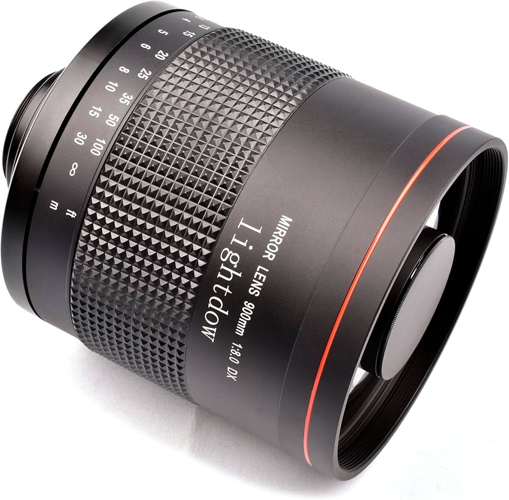 Amazon | Lightdow 900mm F8.0 望遠ミラーレンズ + T2マウント