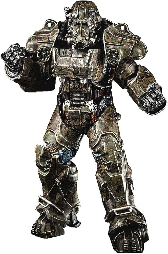 Amazon | Fallout[フォールアウト] 1/6 T‐60 Camouflage Power Armor[1