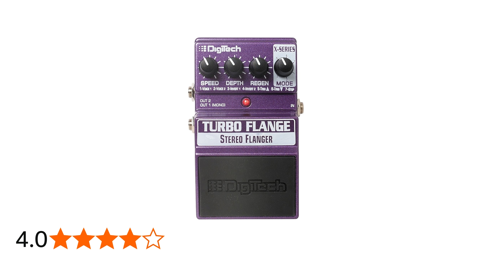 Digitech XTF Turbo Flange 7-mode Flanger Guitar Pedal : Amazon.sg
