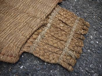 Amazon.co.jp: 【HD31129】藁細工ばんどりバンドリ背当て古道具古民具