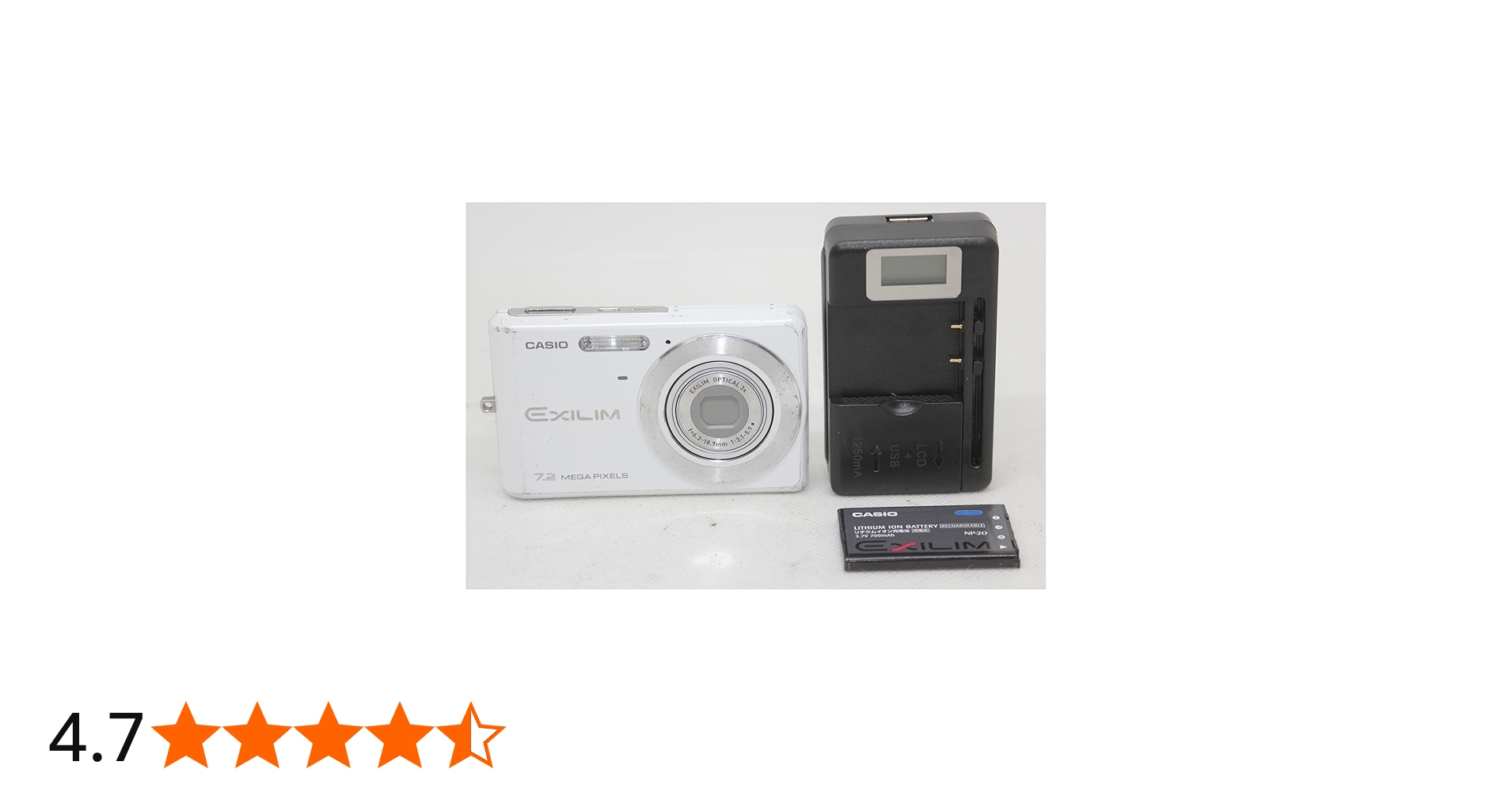 CASIO EXILIM デジカメ EX-ZR100 ホワイト ジャンク品 Yahoo