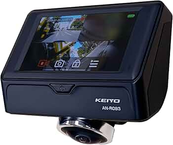 Amazon.co.jp: KEIYO パノラマドライブレコーダー AN-R083 360°カメラ