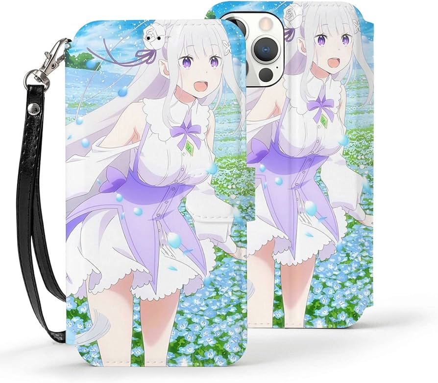 Amazon.co.jp: リゼロ エミリア IPhone12 Pro Max スマホケース 手帳型