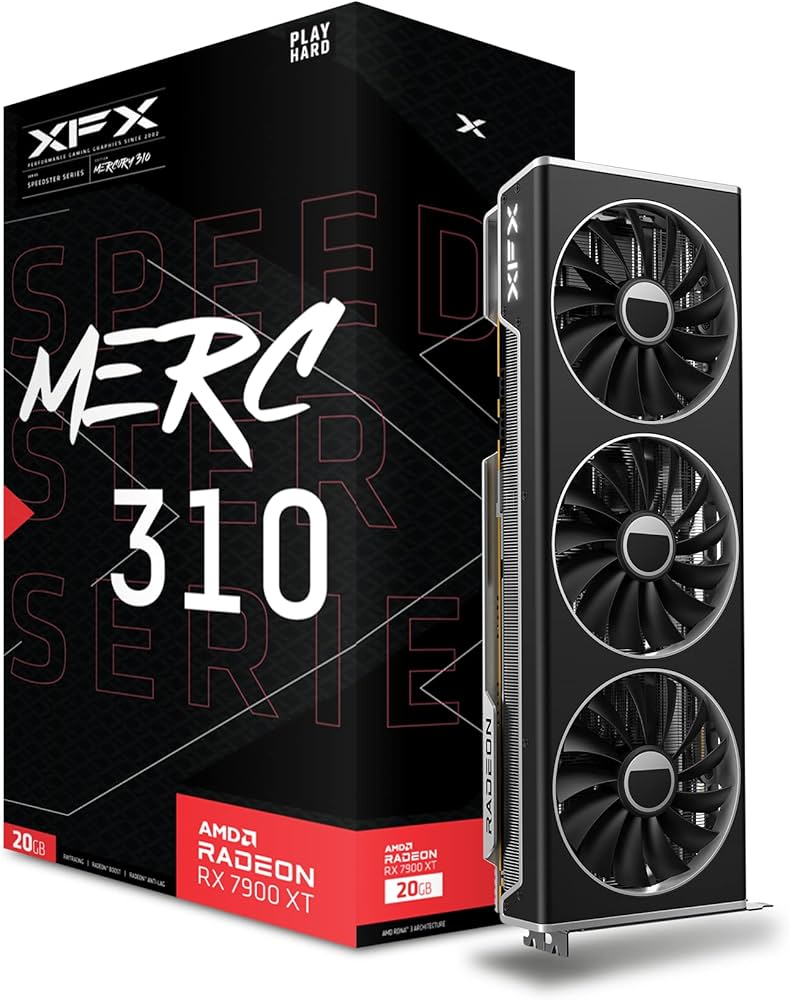 Amazon.com: XFX Speedster MERC310 AMD Radeon RX 7900XT Black
