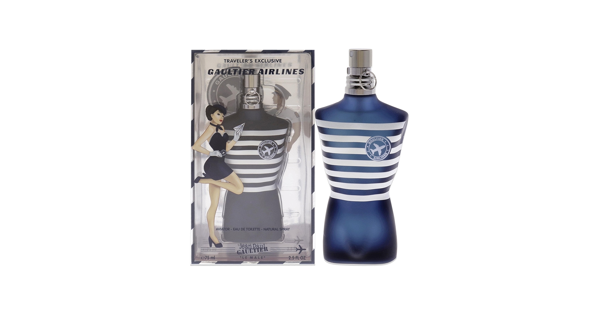 Amazon.com : Jean Paul Gaultier Le Male Aviator Men EDT Spray 2.5