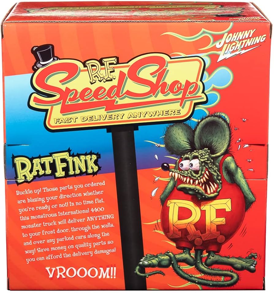 Amazon.com: Johnny Lightning - Rat Fink Speed Shop Monster Truck