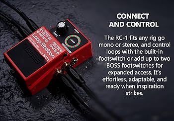 Amazon.com: Boss RC-1 Loop Station Bundle with Gearlux Power