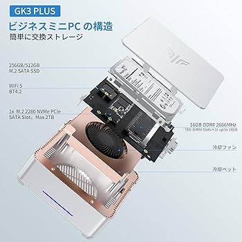 Amazon.co.jp: NiPoGi ミニpc N97 mini pc 8GB+256GB SSD Windows11 4