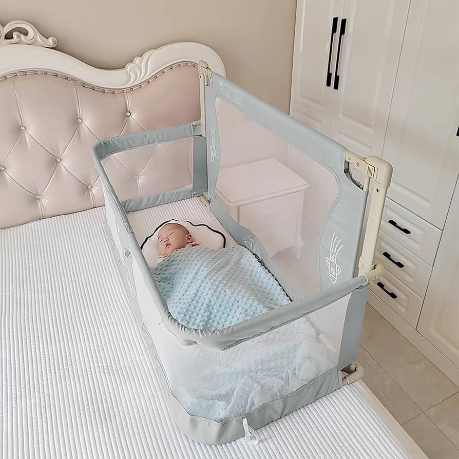 Amazon.co.jp: ベビーベッド 折りたたみ 添い寝ベッド 120x50cm ベビー