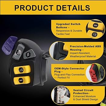 Amazon.com: 515177509 Left Handle Control Housing Switch Light Fit