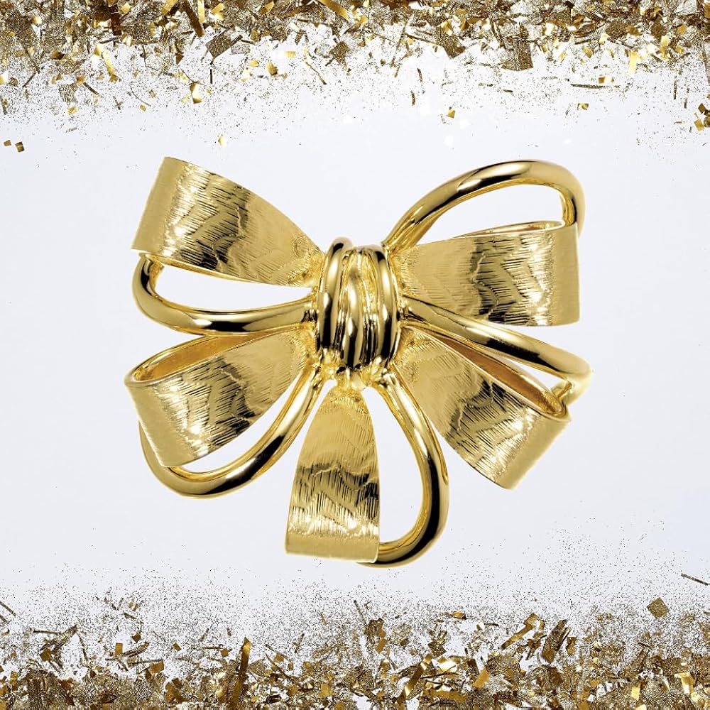 Amazon | [グロッセ] Grosse リボン ブローチ [保証書付] GJ30144