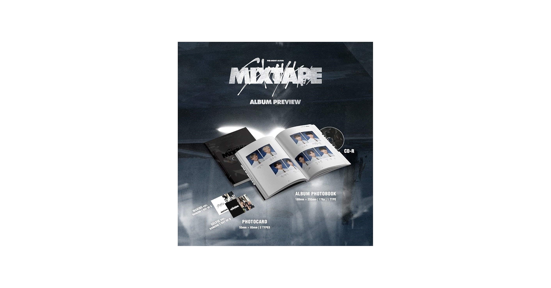 Amazon.com: STRAY KIDS - Mixtape (Debut Album) CD+Extra Photocards