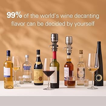Amazon.com: Vinxper Wine Aerator Adjustable 0-4 Hours