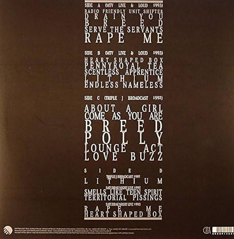 Amazon.com: Nirvana Feels Like the First Time (Vinyl Double Album