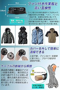 Amazon.co.jp: 【2025夏モデル 40V超強力 30000mAh】 ファンバッテリー