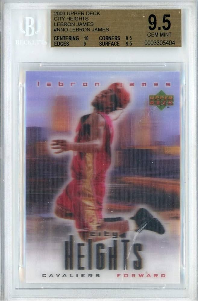 Amazon.com: Graded 2003 Upper Deck LeBron James #NNO City Heights
