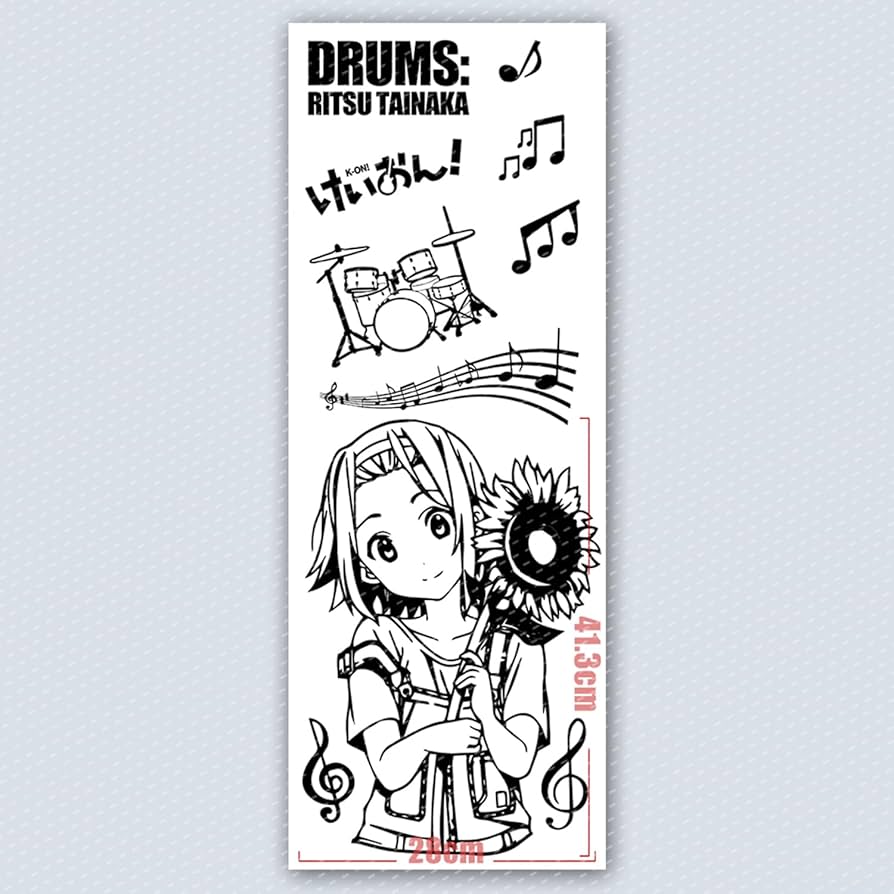 Amazon.co.jp: けいおん ステッカー シール 防水ステッカー 高精細画像