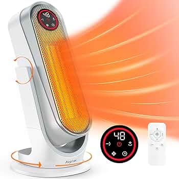 Amazon | セラミックヒーター【2023新登場・155°自動首振り・ECO節電