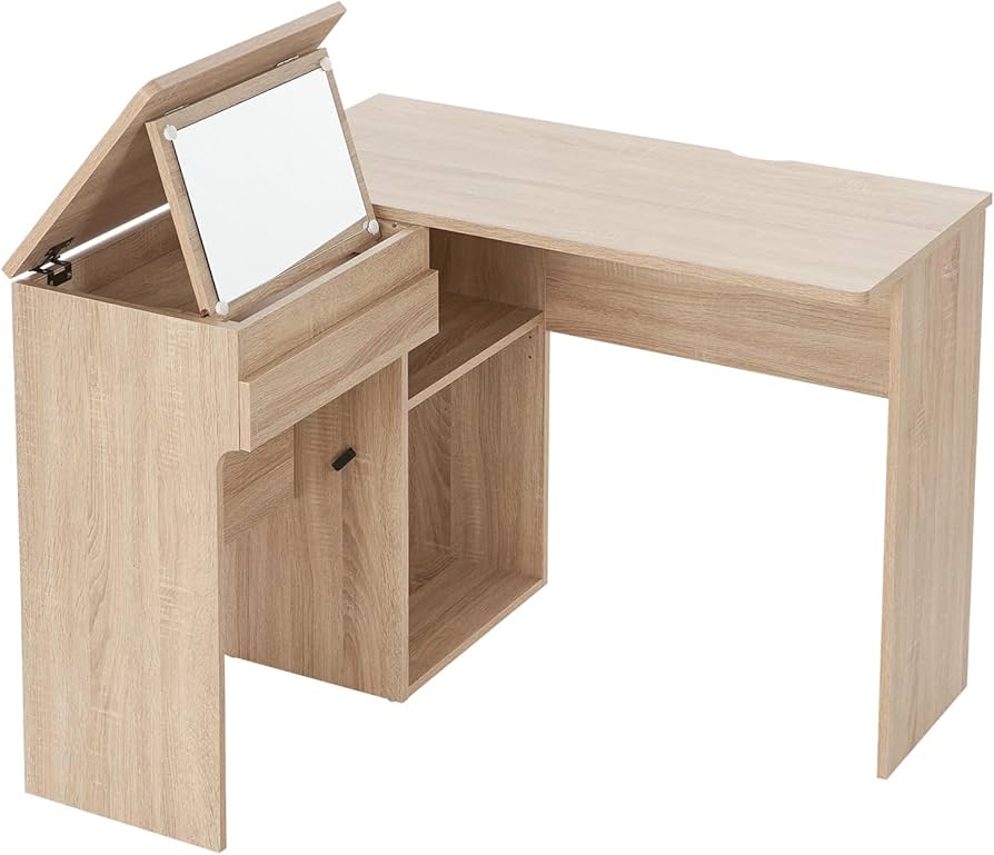 Amazon.co.jp: LOWYA ロウヤ ドレッサーデスク パソコンデスク