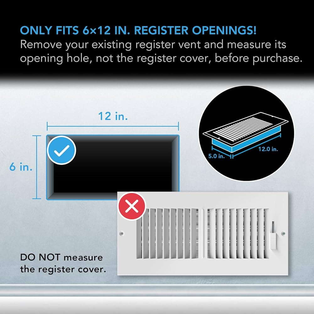 Amazon.com: AC Infinity AIRTAP T6 White, Register Booster Fan for