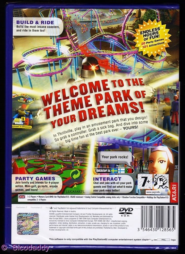 Amazon.com: THRILLVILLE (PS2) : Video Games