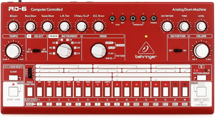 Amazon.co.jp: Behringer アナログドラムマシン USB/DIN MIDI対応 16